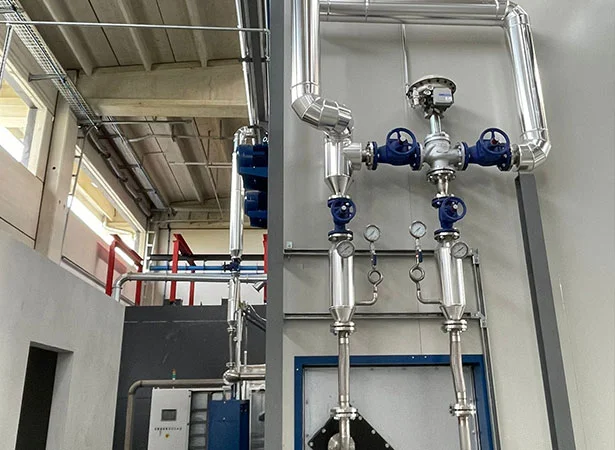 Impianto olio diatermico