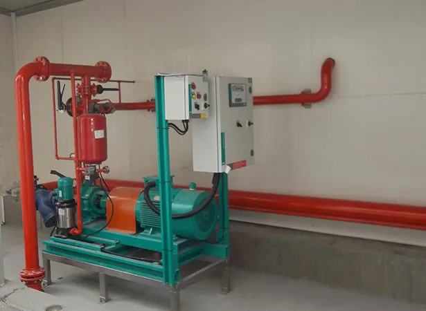 struttura impianto antincendio